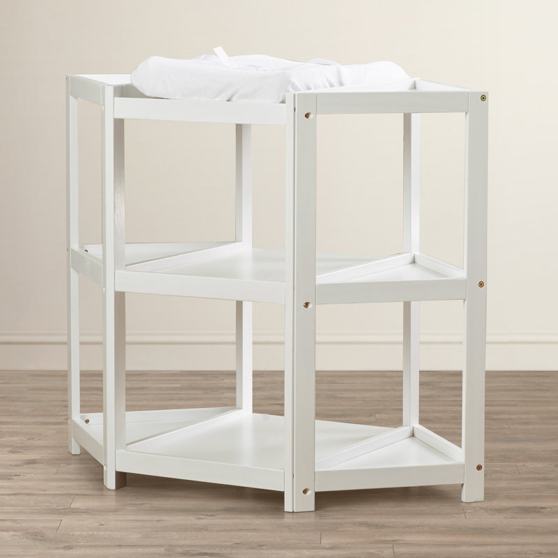 Badger Basket White Diaper Corner Changing Table Wayfair